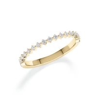 Memoire/Vorsteckring Gelbgold 333/- zus. 0,160 ct, tw, si - RU-1806-2 Memoire/Vorsteckring Gelbgold 333/- zus. 0,160 ct, tw, si - RU-1806-2