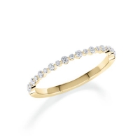 Memoire/Vorsteckring Gelbgold 375/- zus. 0,169 ct, tw, si - RU-1801-2 Memoire/Vorsteckring Gelbgold 375/- zus. 0,169 ct, tw, si - RU-1801-2