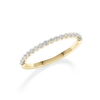 Memoire/Vorsteckring Gelbgold 375/- zus. 0,170 ct, tw, si - RU-1798-2 Memoire/Vorsteckring Gelbgold 375/- zus. 0,170 ct, tw, si - RU-1798-2