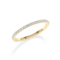 Memoire/Vorsteckring Gelbgold 375/- zus. 0,200 ct, tw, si - RU-1802-2 Memoire/Vorsteckring Gelbgold 375/- zus. 0,200 ct, tw, si - RU-1802-2