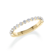 Memoire/Vorsteckring Gelbgold 375/- zus. 0,360 ct, tw, si - RU-1800-14 Memoire/Vorsteckring Gelbgold 375/- zus. 0,360 ct, tw, si - RU-1800-14