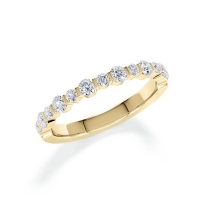Memoire/Vorsteckring Gelbgold 375/- zus. 0,550 ct, tw, si - RU-1805-20 Memoire/Vorsteckring Gelbgold 375/- zus. 0,550 ct, tw, si - RU-1805-20