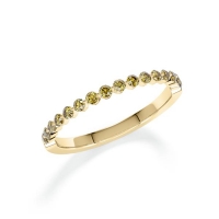 Memoire/Vorsteckring Gelbgold 585/- zus. 0,260 ct, Gold - RU-1800-26