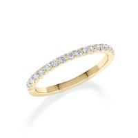 Memoire/Vorsteckring Gelbgold 585/- zus. 0,340 ct, tw, si - RU-1802-56 Memoire/Vorsteckring Gelbgold 585/- zus. 0,340 ct, tw, si - RU-1802-56