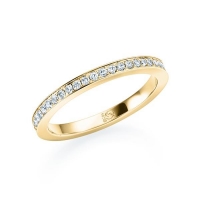Memoire/Vorsteckring Gelbgold 585/- zus. 0,450 ct, tw, si - RU-1550-23 Memoire/Vorsteckring Gelbgold 585/- zus. 0,450 ct, tw, si - RU-1550-23