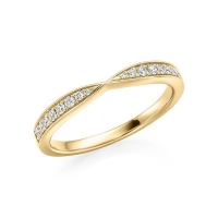 Memoire/Vorsteckring Gelbgold 750/- zus. 0,144 ct, tw, vs - RU-1648-2 Memoire/Vorsteckring Gelbgold 750/- zus. 0,144 ct, tw, vs - RU-1648-2
