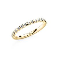 Memoire/Vorsteckring Gelbgold 750/- zus. 0,160 ct, tw, si - RU-1064-20 Memoire/Vorsteckring Gelbgold 750/- zus. 0,160 ct, tw, si - RU-1064-20