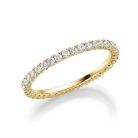 Memoire/Vorsteckring Gelbgold 750/- zus. 0,500 ct, tw, vs - RU-1595-3 Memoire/Vorsteckring Gelbgold 750/- zus. 0,500 ct, tw, vs - RU-1595-3