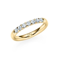 Memoire/Vorsteckring Gelbgold 916/- zus. 0,350 ct, tw, si - RU-1060-75 Memoire/Vorsteckring Gelbgold 916/- zus. 0,350 ct, tw, si - RU-1060-75