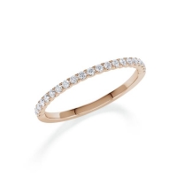 Memoire/Vorsteckring Peach-Gold 585/- zus. 0,200 ct, tw, si - RU-1802-6 Memoire/Vorsteckring Peach-Gold 585/- zus. 0,200 ct, tw, si - RU-1802-6