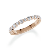 Memoire/Vorsteckring Peach-Gold 585/- zus. 0,550 ct, tw, si - RU-1805-24 Memoire/Vorsteckring Peach-Gold 585/- zus. 0,550 ct, tw, si - RU-1805-24