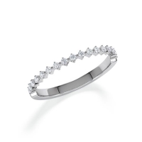 Memoire/Vorsteckring Platin 600/- zus. 0,160 ct, tw, si - RU-1806-5 Memoire/Vorsteckring Platin 600/- zus. 0,160 ct, tw, si - RU-1806-5