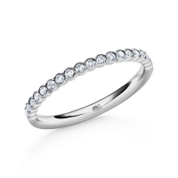 Memoire/Vorsteckring Platin 600/- zus. 0,180 ct, tw, si - RU-1565-43 Memoire/Vorsteckring Platin 600/- zus. 0,180 ct, tw, si - RU-1565-43