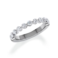 Memoire/Vorsteckring Platin 600/- zus. 0,600 ct, tw, si - RU-1800-23 Memoire/Vorsteckring Platin 600/- zus. 0,600 ct, tw, si - RU-1800-23