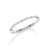 Memoire/Vorsteckring Platin 950/- zus. 0,169 ct, tw, si - RU-1801-1 Memoire/Vorsteckring Platin 950/- zus. 0,169 ct, tw, si - RU-1801-1