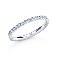 Memoire/Vorsteckring Platin 950/- zus. 0,180 ct, tw, si - RU-1565-25 Memoire/Vorsteckring Platin 950/- zus. 0,180 ct, tw, si - RU-1565-25