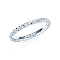 Memoire/Vorsteckring Platin 950/- zus. 0,320 ct, tw, si - RU-1060-26 Memoire/Vorsteckring Platin 950/- zus. 0,320 ct, tw, si - RU-1060-26