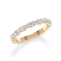 Memoire/Vorsteckring Roségold 375/- zus. 0,660 ct, tw, si - RU-1803-21