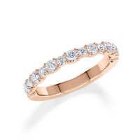 Memoire/Vorsteckring Rotgold 375/- zus. 0,660 ct, tw, si - RU-1803-22 Memoire/Vorsteckring Rotgold 375/- zus. 0,660 ct, tw, si - RU-1803-22