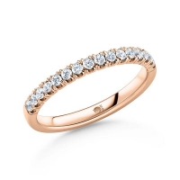 Memoire/Vorsteckring Rotgold 750/- zus. 0,320 ct, tw, si - RU-1567-15 Memoire/Vorsteckring Rotgold 750/- zus. 0,320 ct, tw, si - RU-1567-15