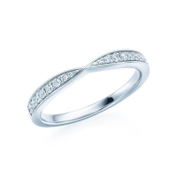 Memoire/Vorsteckring Weißgold 750/- zus. 0,144 ct, tw, vs - RU-1648-1 Memoire/Vorsteckring Weißgold 750/- zus. 0,144 ct, tw, vs - RU-1648-1