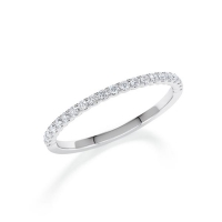 Memoire/Vorsteckring Weißgold 750/- zus. 0,200 ct, tw, si - RU-1802-1 Memoire/Vorsteckring Weißgold 750/- zus. 0,200 ct, tw, si - RU-1802-1