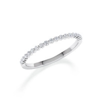 Memoire/Vorsteckring Weißgold 750/- zus. 0,200 ct, tw, si - RU-1804-1 Memoire/Vorsteckring Weißgold 750/- zus. 0,200 ct, tw, si - RU-1804-1