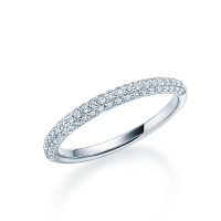 Memoire/Vorsteckring Weißgold 750/- zus. 0,280 ct, tw, vs - RU-1326-1 Memoire/Vorsteckring Weißgold 750/- zus. 0,280 ct, tw, vs - RU-1326-1