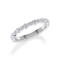 Memoire/Vorsteckring Weißgold 750/- zus. 0,550 ct, tw, si - RU-1805-19 Memoire/Vorsteckring Weißgold 750/- zus. 0,550 ct, tw, si - RU-1805-19