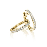 Ohrstecker Gelbgold 750/- zus. 0,280 ct, tw, vs - RU-1753-5