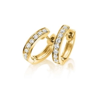 Ohrstecker Gelbgold 750/- zus. 0,290 ct, tw, vs - RU-1754-2