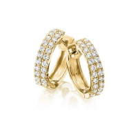 Ohrstecker Gelbgold 750/- zus. 0,650 ct, tw, vs - RU-1755-2