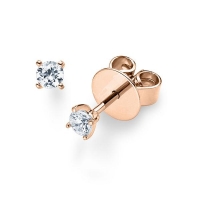 Ohrstecker Rotgold 585/- zus. 0,200 ct, tw, si - RU-1574-27