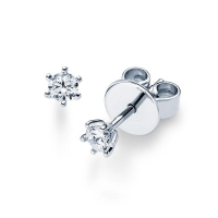 Ohrstecker Weißgold 585/- zus. 0,200 ct, tw, si - RU-1572-3