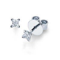 Ohrstecker Weißgold 585/- zus. 0,200 ct, tw, si - RU-1573-3