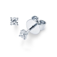 Ohrstecker Weißgold 585/- zus. 0,200 ct, tw, si - RU-1574-3