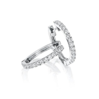 Ohrstecker Weißgold 750/- zus. 0,280 ct, tw, vs - RU-1753-4