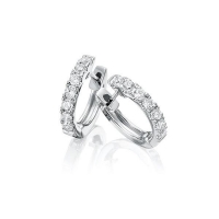 Ohrstecker Weißgold 750/- zus. 0,380 ct, tw, vs - RU-1753-1