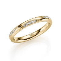 Paar Trauringe / Eheringe Gelbgold 916/- zus. 0,216 ct, w, si - RU-1745-2 Paar Trauringe / Eheringe Gelbgold 916/- zus. 0,216 ct, w, si - RU-1745-2