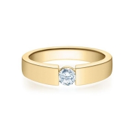Verlobungsring Gelbgold 585/- zus. 0,200 ct, tw, si - RU-1499-5 Verlobungsring Gelbgold 585/- zus. 0,200 ct, tw, si - RU-1499-5