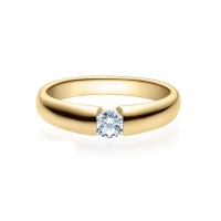 Verlobungsring Gelbgold 585/- zus. 0,300 ct, tw, si - RU-1505-1 Verlobungsring Gelbgold 585/- zus. 0,300 ct, tw, si - RU-1505-1