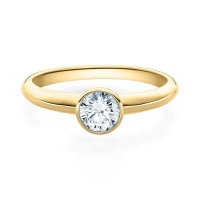Verlobungsring Gelbgold 585/- zus. 0,400 ct, tw, si - RU-1571-19 Verlobungsring Gelbgold 585/- zus. 0,400 ct, tw, si - RU-1571-19
