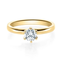 Verlobungsring Gelbgold 585/- zus. 0,400 ct, tw, si - RU-1585-19 Verlobungsring Gelbgold 585/- zus. 0,400 ct, tw, si - RU-1585-19