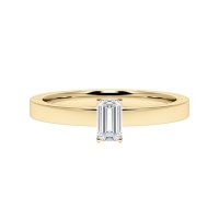 Verlobungsring Gelbgold 585/- zus. 0,500 ct, tw, vs - RU-1796-38