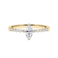 Verlobungsring Gelbgold 585/- zus. 0,550 ct, tw, vs & tw, si - RU-1788-8 Verlobungsring Gelbgold 585/- zus. 0,550 ct, tw, vs & tw, si - RU-1788-8