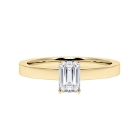 Verlobungsring Gelbgold 585/- zus. 0,700 ct, tw, vs - RU-1796-104