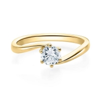 Verlobungsring Gelbgold 750/- zus. 0,400 ct, tw, si - RU-1584-19 Verlobungsring Gelbgold 750/- zus. 0,400 ct, tw, si - RU-1584-19