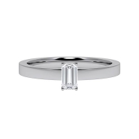 Verlobungsring Platin 600/- zus. 0,500 ct, tw, vs - RU-1796-126