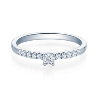 Verlobungsring Platin 950/- zus. 0,280 ct, tw, si & tw, vs - RU-1594-1 Verlobungsring Platin 950/- zus. 0,280 ct, tw, si & tw, vs - RU-1594-1