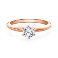 Verlobungsring Rotgold 585/- zus. 0,400 ct, tw, si - RU-1568-30 Verlobungsring Rotgold 585/- zus. 0,400 ct, tw, si - RU-1568-30